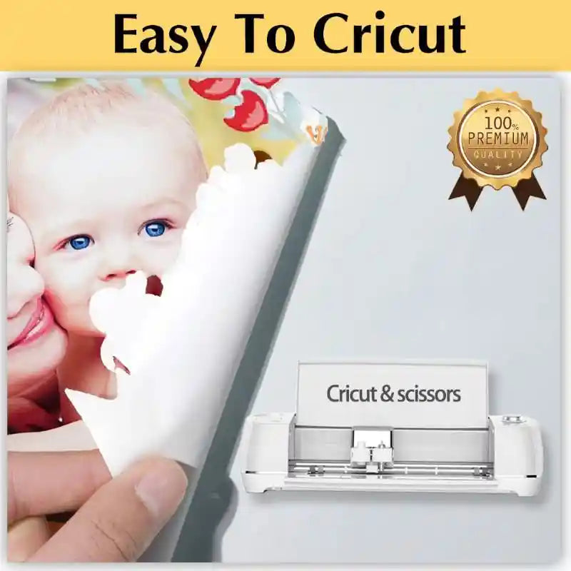 Easy-to-cricut Dark 1.0 fabric heat transfer paper for printers and heat presses.