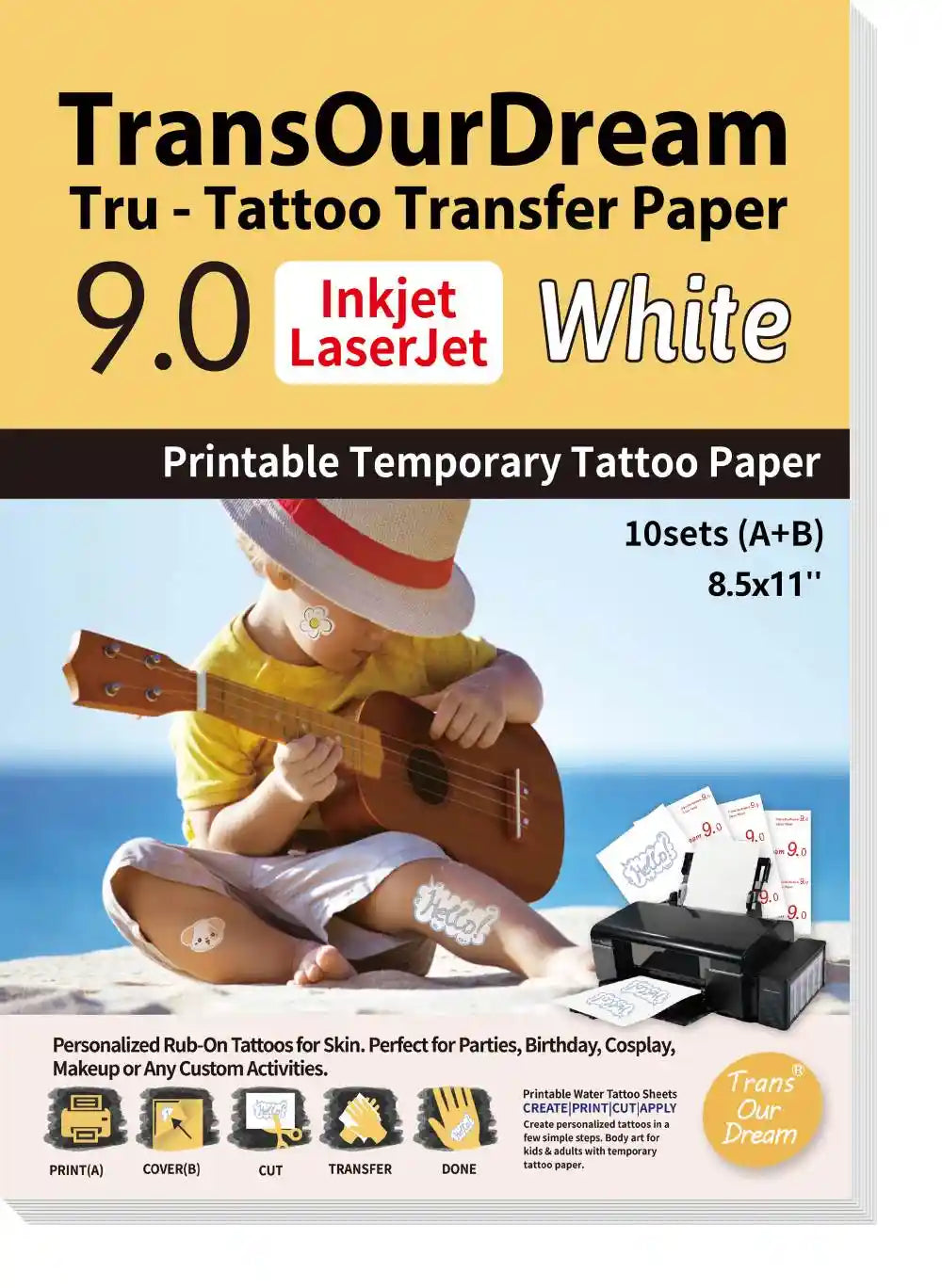 Temporary Tattoo Paper