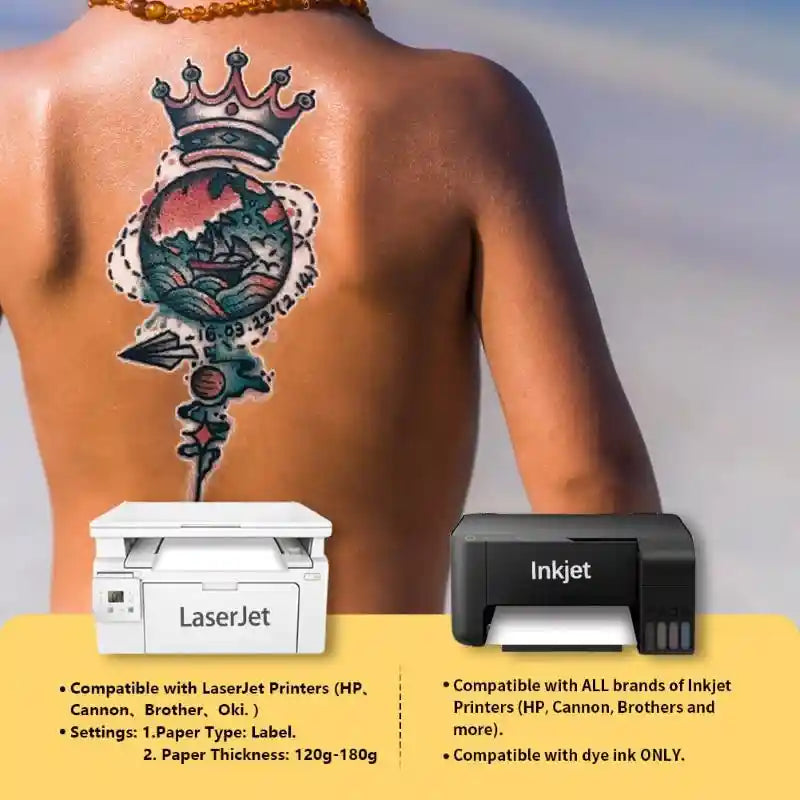 Temporary Tattoo Paper