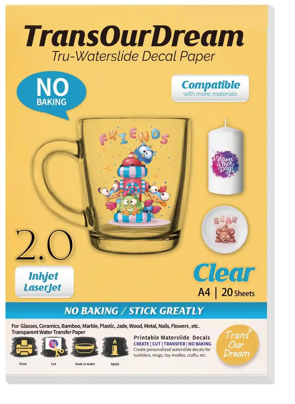 Waterslide Decal Paper 