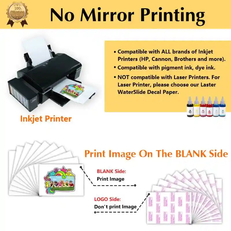 Waterslide Decal Paper